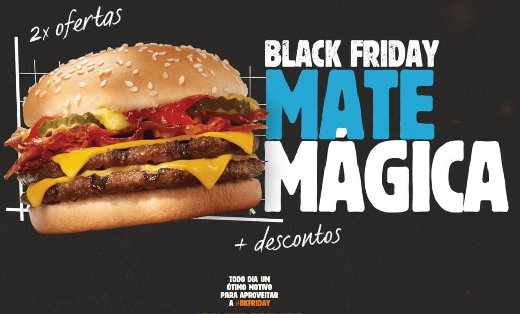 Burger King e RecargaPay se unem em promoção pós-Black Friday